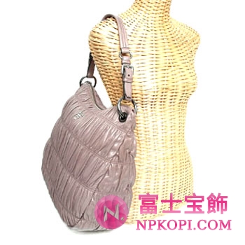 プラダ（PRADA）NAPPA GAUFRE`　レディースショルダーバッグ　アッシュブラウン　BR4729-QRD-572 